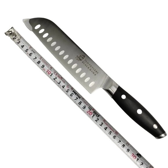 Tuo Cutlery Black Hawk 7-Inch Blade Santoku Chef Knife Stainless Steel - Picture 2 of 6